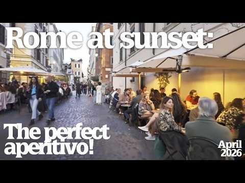 Saturday Evening Walk in Monti and Surroundings | 4K 50 fps Slow TV