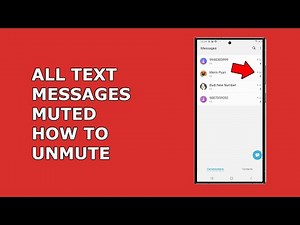 How to fix if all the messages are muted on your Android device (Samsung)