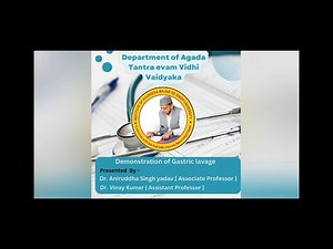 Clinical Demonstration of Gastric Lavage | Step-by-Step Tutorial for BAMS Students