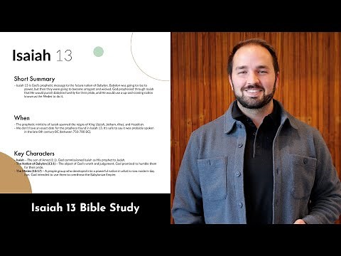 Isaiah 13 - Bible Study, Explanation, and Application