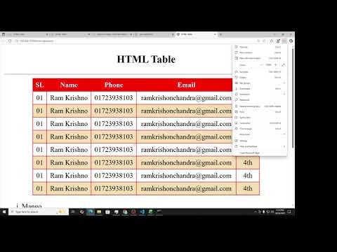 Create HTML Lists