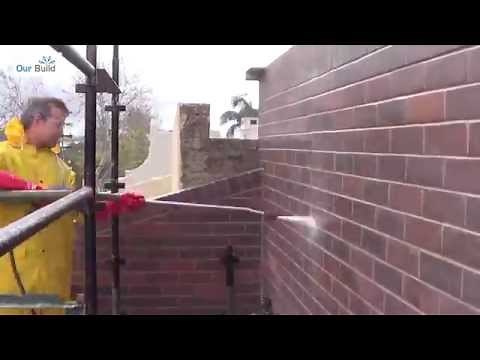 How to acid clean bricks with a pressure washer