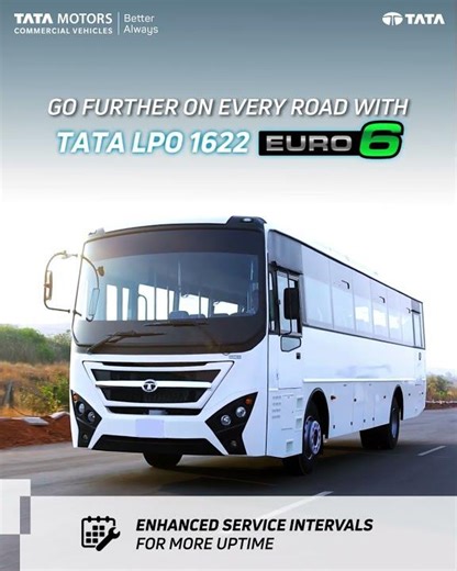 More Time on the Road. More Profits | Tata LPO 1622 Euro 6