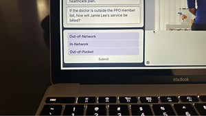 If the doctor is outside the PPO member list, how will Jamie Le... | Filo