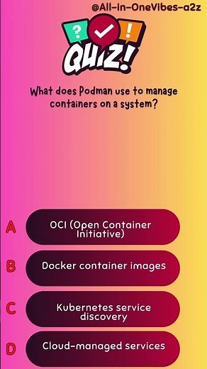 What does Podman use to manage containers on a system?