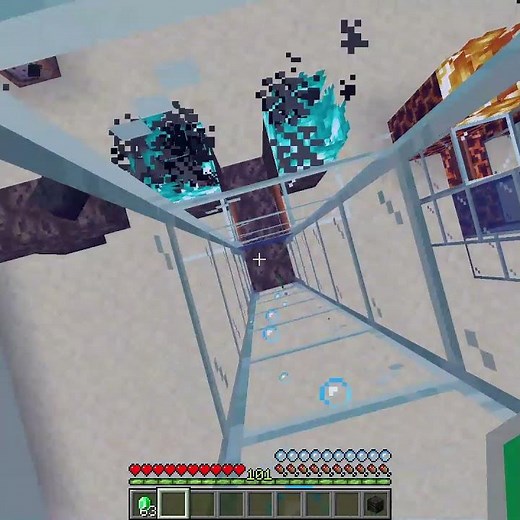 Cursed Bubble Columns in Vanilla Minecraft