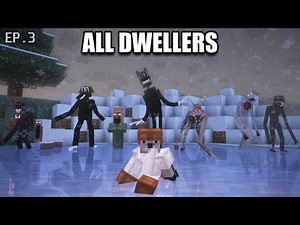 Surviving ALL DWELLERS in a Frozen Wasteland In Minecraft