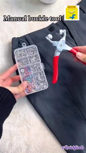 quickfinds on Instagram: "✨ Upgrade Your DIY Game! This Snap Button Press Kit from Flipkart is all you need for perfect, professional-finish buttons at home! 👗🧵 Super easy to use, durable, and a must-have for every DIY lover & small business owner! 💯✨ Grab it now before it goes out of stock! 🚀 snap button press kit, button press tool, DIY button kit, sewing tools Flipkart, craft tool kit #SnapButtonPressKit #ButtonPressTool #DIYKit #SewingTools #CraftTools #FlipkartFinds #TrendingOnFlipkart 