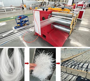 [Hot Item] Concrete Reinforced Fiber PP Monofilament Extrusion Extruder Machine