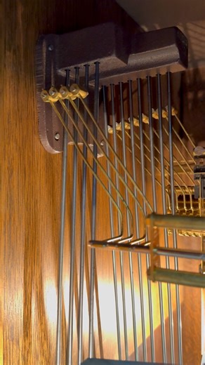 If you have a clock that needs to be serviced you can drop it off in the store and we can get it cleaned and working again. 🕰️ Here is a video of the inside of our grandfather clock chiming! | Diekman's Jewelry