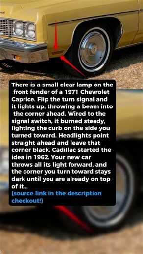 Chevrolet Killed the Lamp That Lit the Corner Before You Turned Into It #shorts #car #automobile