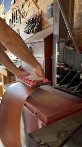 16K views · 110 reactions | Wrestling a full side of leather on the...