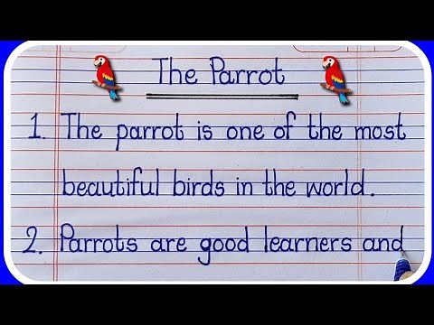 10 Lines on Parrot in English/Parrot 10 Lines in English Essay Writing-Learn