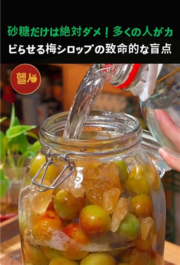 砂糖だけは絶対ダメ！多くの人がカビらせる梅シロップの致命的な盲点 #健康 #食品 #健康情報 #高齢者の健康 #生活の知恵