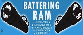 DarkRP Battering Ram (Door Display, Level System & Custom Models)