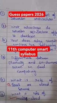 #11thcomputernewbool2025 #apnamaktab #smartsyllabus2025 #PunjabBoard #guesspaper2026 #ExamPrep2026