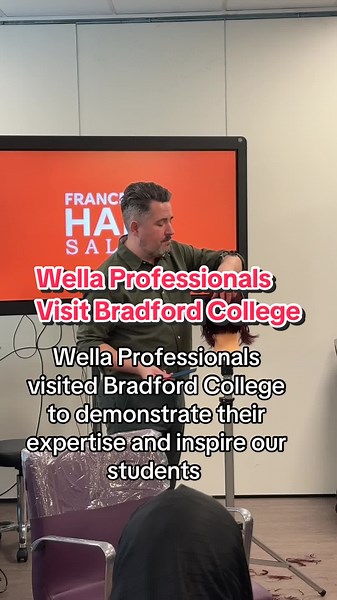 Wella Professionals at Bradford College: Hairdressing Open Day