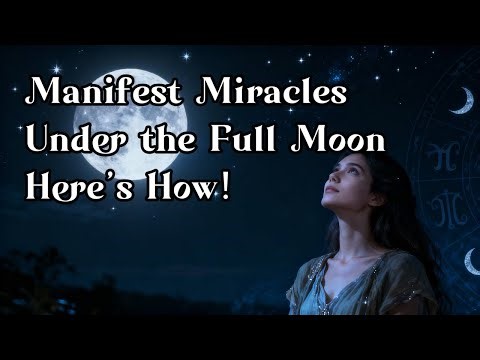 Unlock the Full Moon Portal: Manifest Miracles & Transform Your Life with Lunar Energy
