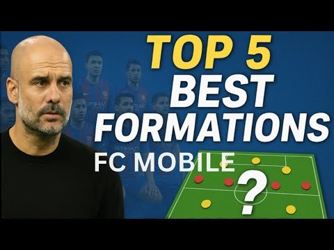 Top 5 best formation in Fc mobile 26