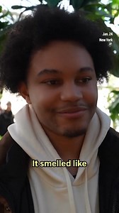 “It smells like feet, cheese and rotten meat." The rare Amorphophallus gigas bloomed for the first time since arriving in Brooklyn in 2018 — and it had an infamously putrid scent. | AP