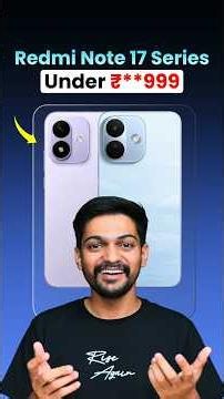 Redmi Note 17 Series 🤯 Comeback ??