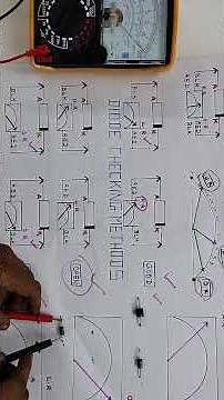 DIODE CHECKING METHOD... USING ANALOGUE MULTIMETER... PRACTICAL DEM0
