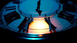 Beautiful Clock Animation Orange Light Show Stock Footage Video (100% Royalty-free) 3422581933 | Shutterstock