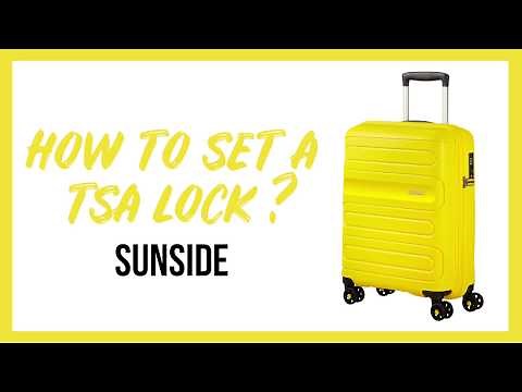 American Tourister lock instructions - Sunside