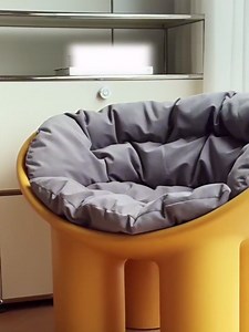 Comfortable Leisure Chair, Modern Creative Casual Stool with Elephant Leg Design, Single Sofa Chair for Bedroom, Living Room, Or Study(Gray,33x22.2x24.6in)