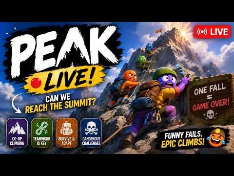 🔥 PEAK LIVE Gameplay | Funny Fails, Teamwork & Epic Climbs | valorant