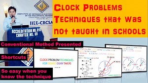 In this session, we tackle about how to solve Clock problems including its techniques specially made for Board Exam takers. If you want us to discuss anything, comment down below. | Pinoy Engineers Online