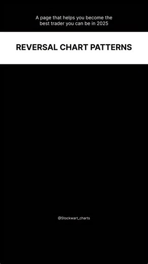 Stockwart Charts on Instagram: "Reversal Chart Patterns That Every Trader Must Know✅ . #chartpatterns #trading #technicalanalysis #chartpattern #daytrading #forexeducation #trendingreels"