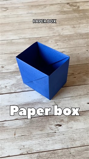 A4 sheet paper box origami easy folding #shorts