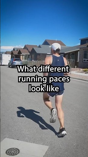 What different running paces look like 🏃‍♂️