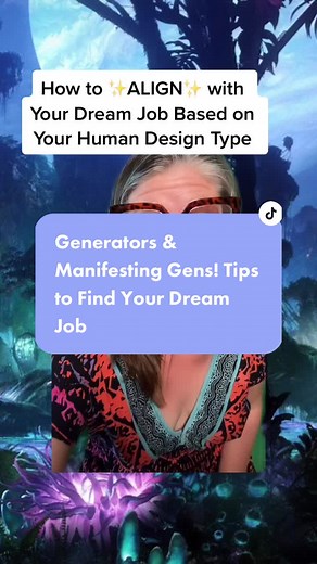 Find & land your dream job based on your Human Design Type! #humandesigngenerator #humandesignmanifestinggenerator #dreamjobs #tiktokspiritual