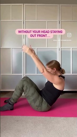 Callanetics sitting ab exercises