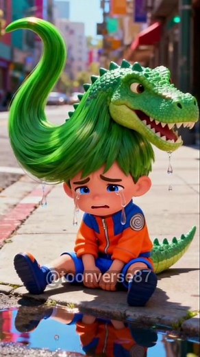 naruto cabelo maluco 🦖✂️ #shorts #naruto #animação