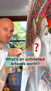 What’s an unfinished artwork worth? 💰🤔There is no finish line, timer or match point as an artist. Just a feeling or sense that the purpose has spoken for completion. So…I’m yet to complete this work, or have I completed her with a question? I what should I paint in her headphone? 🎧 #art #painting | Ashvin Harrison