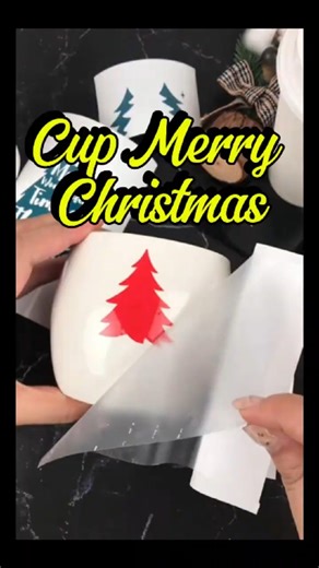 Cup Merry Christmas Natuhai Store Siêu Thị Sticker