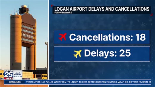 Tracking flight cancellations, delays at Boston's Logan Airport