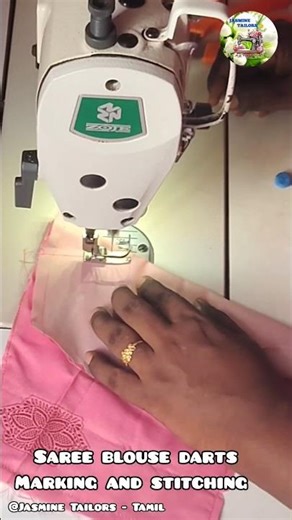 Saree blouse darts marking and stitching 😯😱🎯 #tailoring #sewinghacks #sareeblouse #tailoringchannel