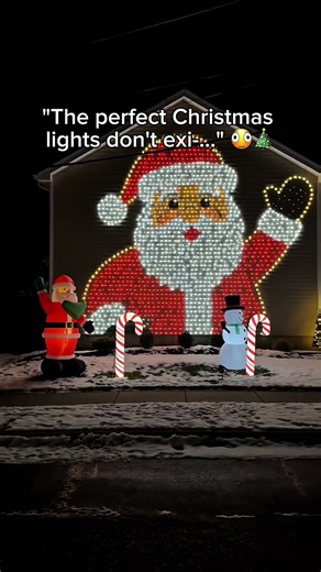 Make your house stand out 😍🎄 #christmas #santa #decor #led #christmaslights
