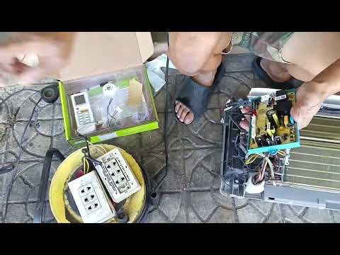 Super inverter matrix split type aircon convert to universal ac/dc inverter board.