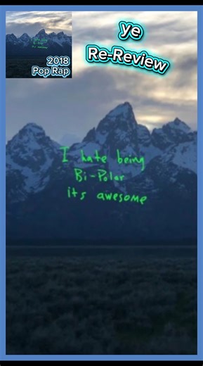 ye Re-Review #ye #kanyewest #musicreview #shorts #fyp #2018 #albumreview (RE-REVIEWOF#2)