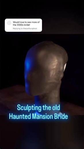 The Haunted Mansion Bride is one of my absolute favorites, and she’s seen many different adaptations over the years - as part of a larger Haunted Mansion Bride replica project I’m doing, I replicated the head of the Mid 2000’s Disneyland Bride figure! This was how the figure looked before she was replaced by the Constance projection effect in 2006. If you like The Haunted Mansion definitely make sure to stick around my page, I’m working on some Mansion-themed stuff that I can’t wait to reveal! A