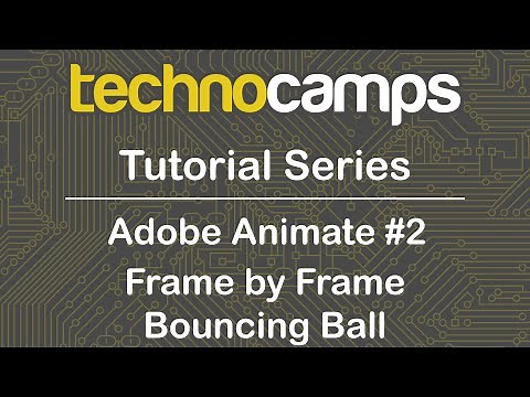 Adobe Animate #2 - Frame by Frame Bouncing Ball - Edge Gain