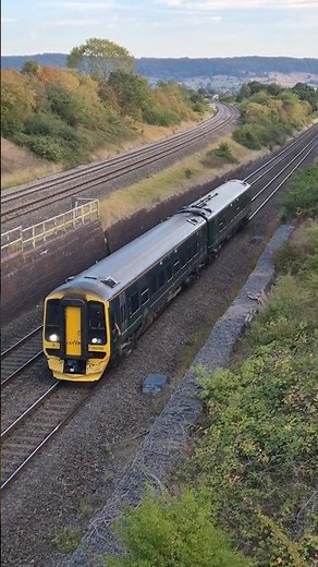 Great Western Railway, GWR, Class 158, 158766 #class158 #dmu #gwr #railway #train #trainspotting #br