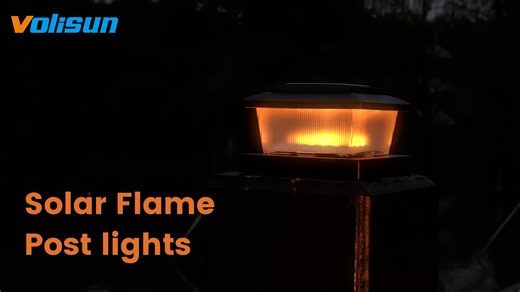 Watch The application of solar post cap lights in beautiful scenes! on Amazon Live