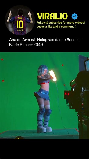 ANA DE ARMAS's Hologram Dance in Blade Runner #shorts #shortsfeed #shortvideo #music #movies #film