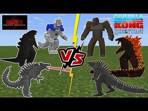 Godzilla VS Kong [Rise of Titans] VS Project Monarch V3 (Godzilla, Kong, Ghidorah, Mecha Godzilla)